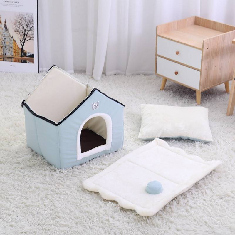 Dogs Terylene Soft House Bed