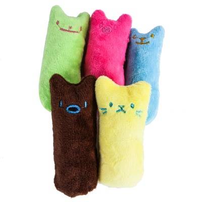 Cat's Funny Catnip Plush Toy Best Sellers Cat Toys Cats & Dogs cb5feb1b7314637725a2e7: Blue|Coffee|Green|Pink|Rainbow Ball|Yellow