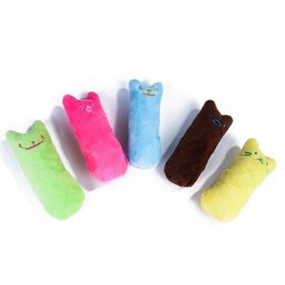 Cat's Funny Catnip Plush Toy Best Sellers Cat Toys Cats & Dogs cb5feb1b7314637725a2e7: Blue|Coffee|Green|Pink|Rainbow Ball|Yellow