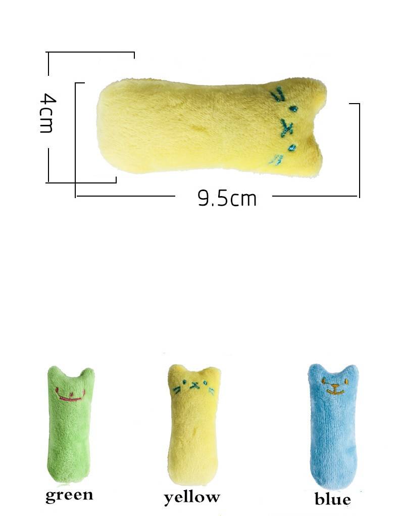 Cat's Funny Catnip Plush Toy Best Sellers Cat Toys Cats & Dogs cb5feb1b7314637725a2e7: Blue|Coffee|Green|Pink|Rainbow Ball|Yellow