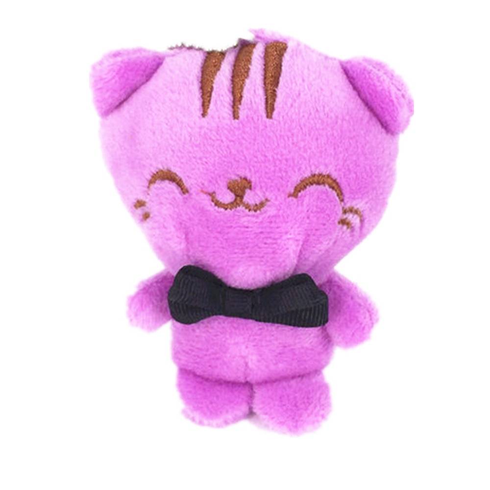 Mini Pink Cat Plush Toy Cat Toys Cats & Dogs cb5feb1b7314637725a2e7: Purple