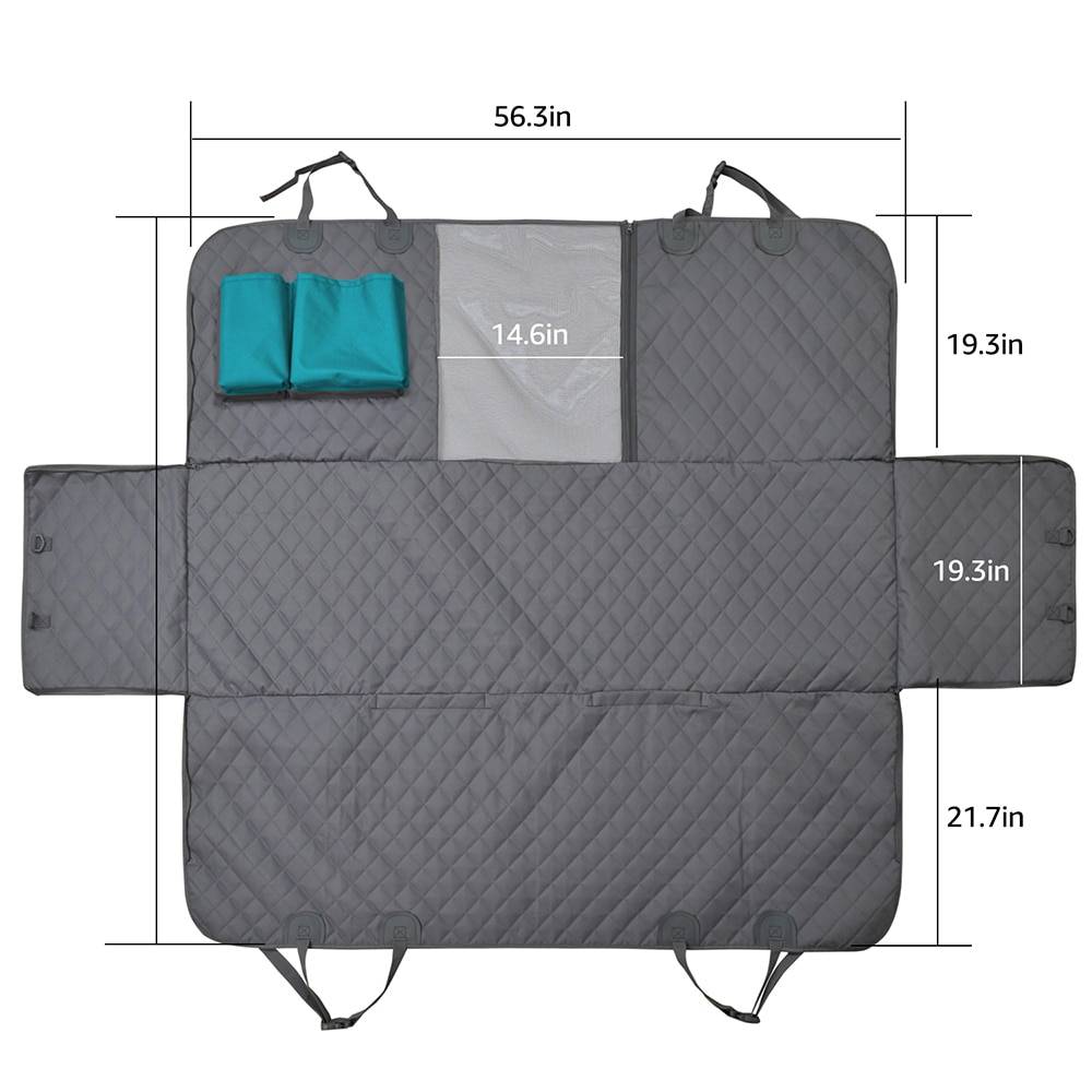 Quilted Pet Carrier for In-Car Use Best Sellers Cats & Dogs Pet Carriers & Cages cb5feb1b7314637725a2e7: Black|Grey