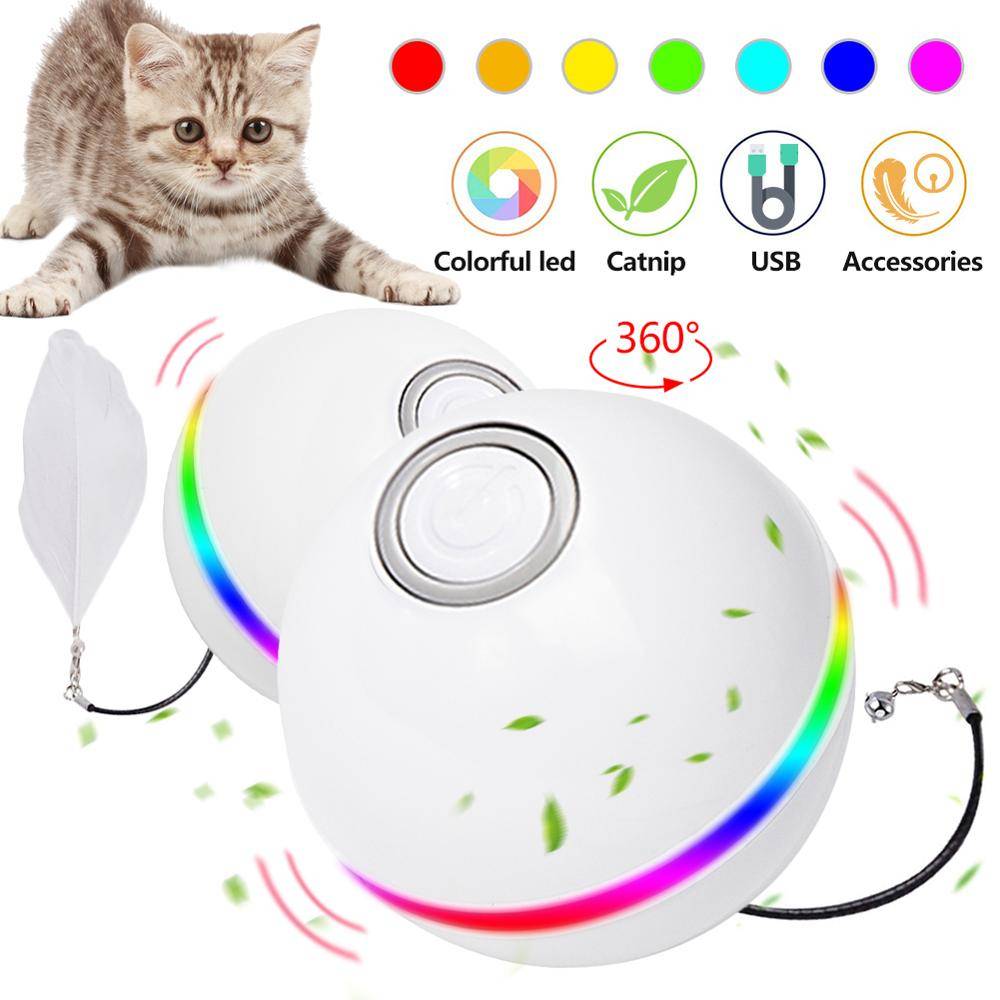 Smart Electric Pet Toys Cat Toys Cats & Dogs cb5feb1b7314637725a2e7: Blue|Gray|Pink|White