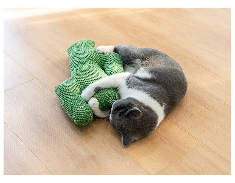 Cactus Catnip Cat  Plush Toy