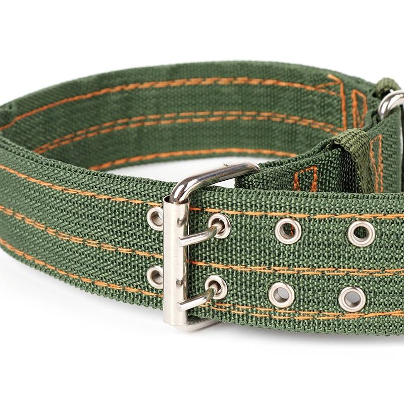 Cute Solid Army Green Canvas Dog's Collar Cats & Dogs Pet Collars, Harnesses & Leashes cb5feb1b7314637725a2e7: Black|Blue|D Buckle|Red