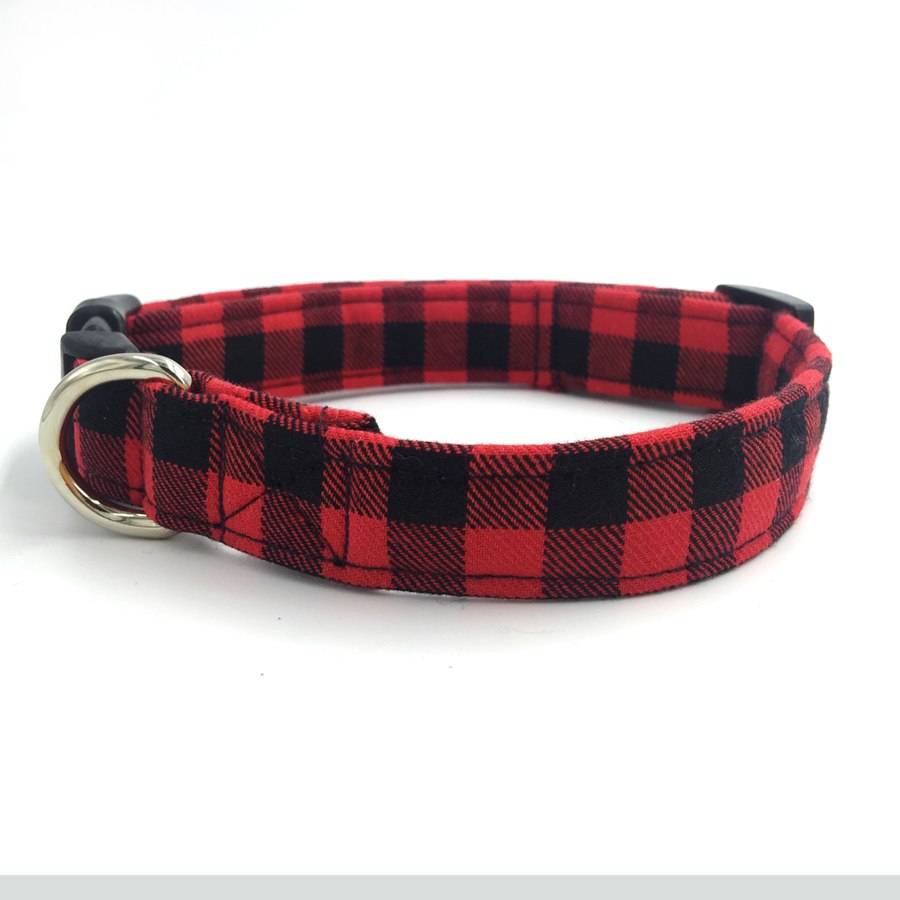 Red Plaid Collar with Bow Tie Cats & Dogs Pet Collars, Harnesses & Leashes cb5feb1b7314637725a2e7: Red