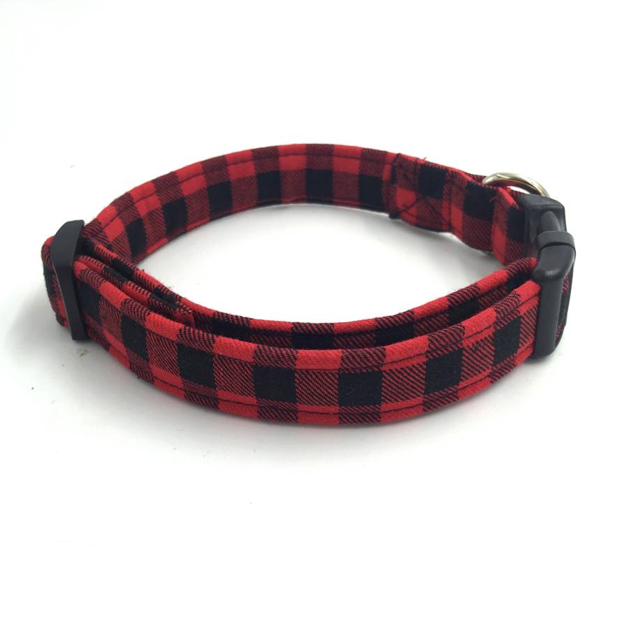 Red Plaid Collar with Bow Tie Cats & Dogs Pet Collars, Harnesses & Leashes cb5feb1b7314637725a2e7: Red