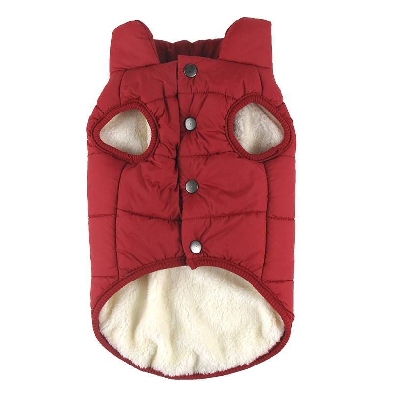 Winter Warm Coat for Dogs Cats & Dogs Dog Clothing cb5feb1b7314637725a2e7: Blue|Coffe|Green|Orange|Pink|Red|Rose Red