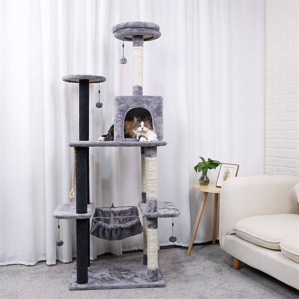 Pet Climbing Frame with Hanging Ball