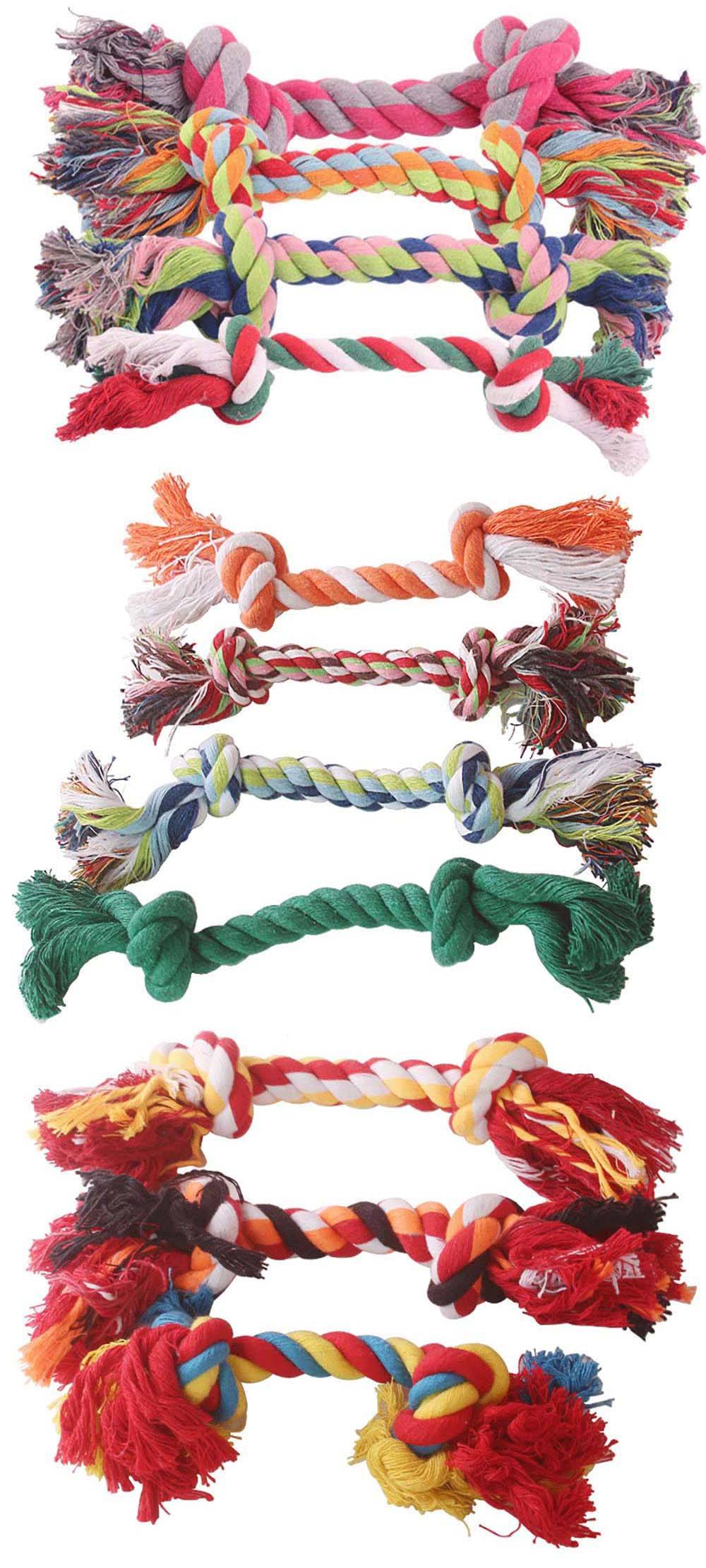 Colorful Cotton Dog Rope Toy