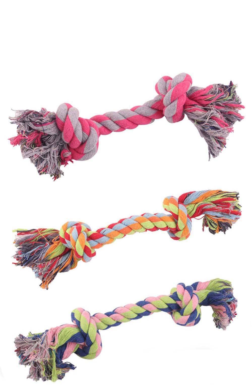 Colorful Cotton Dog Rope Toy