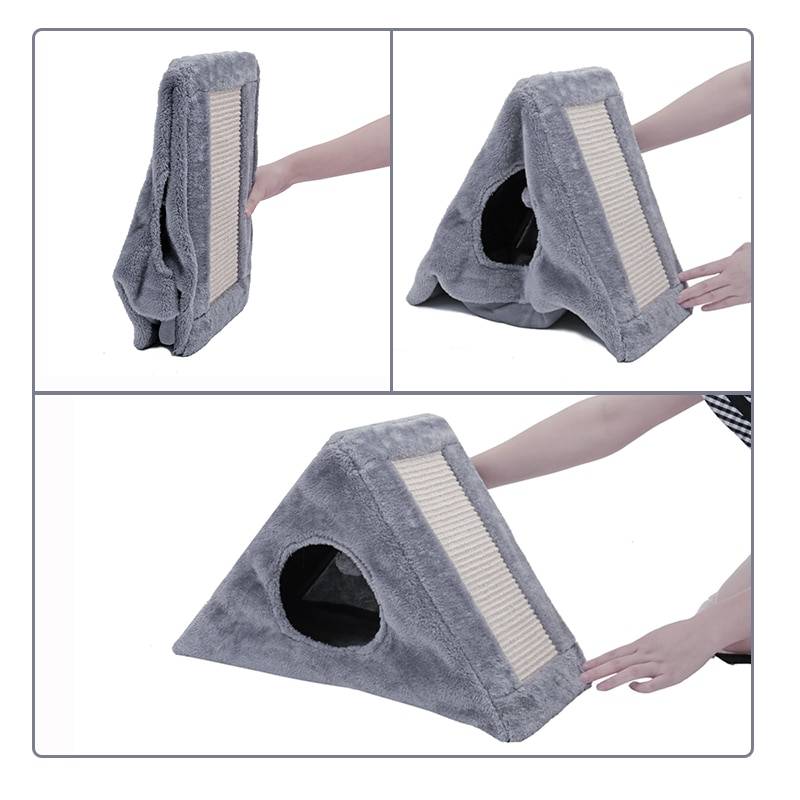 Funny Small Scratcher for Cats Cat Scratchers Cats & Dogs cb5feb1b7314637725a2e7: Beige|Cat Tunnel|Grey