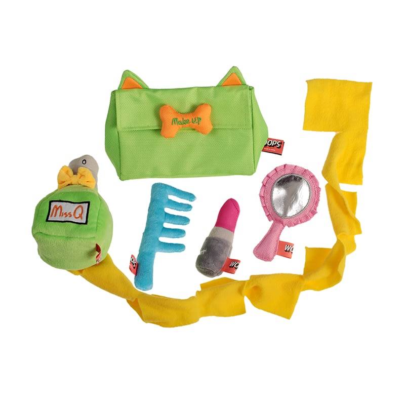 Plush Dog Squeaky Chewing Toys Set