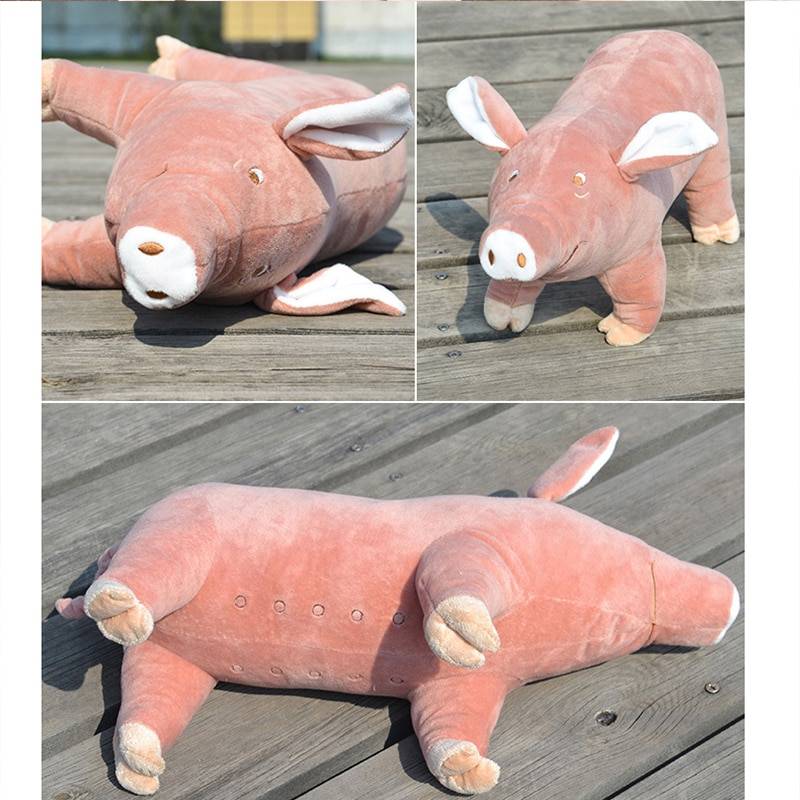 Warm and Soft Pig Shaped Toys for Dogs for Sleeping Cats & Dogs Dog Toys cb5feb1b7314637725a2e7: Pink