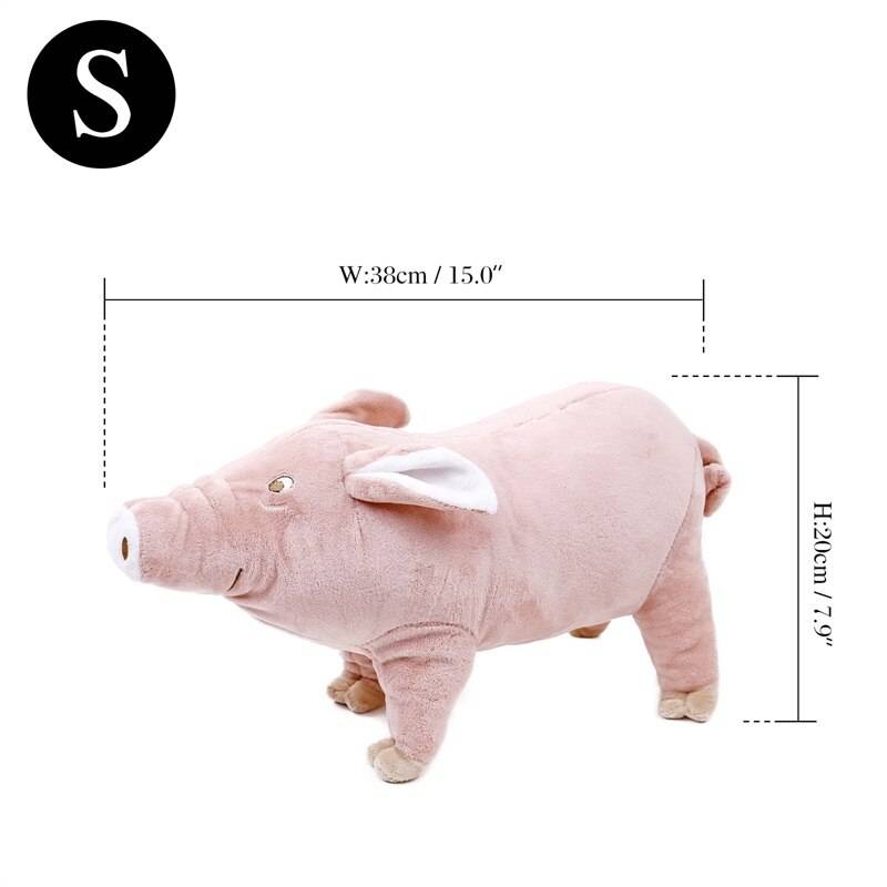 Warm and Soft Pig Shaped Toys for Dogs for Sleeping