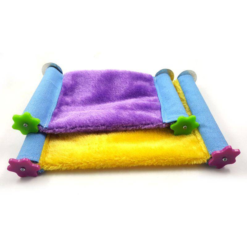 Color Block Bed for Small Pets Small Animals cb5feb1b7314637725a2e7: Purple|Yellow