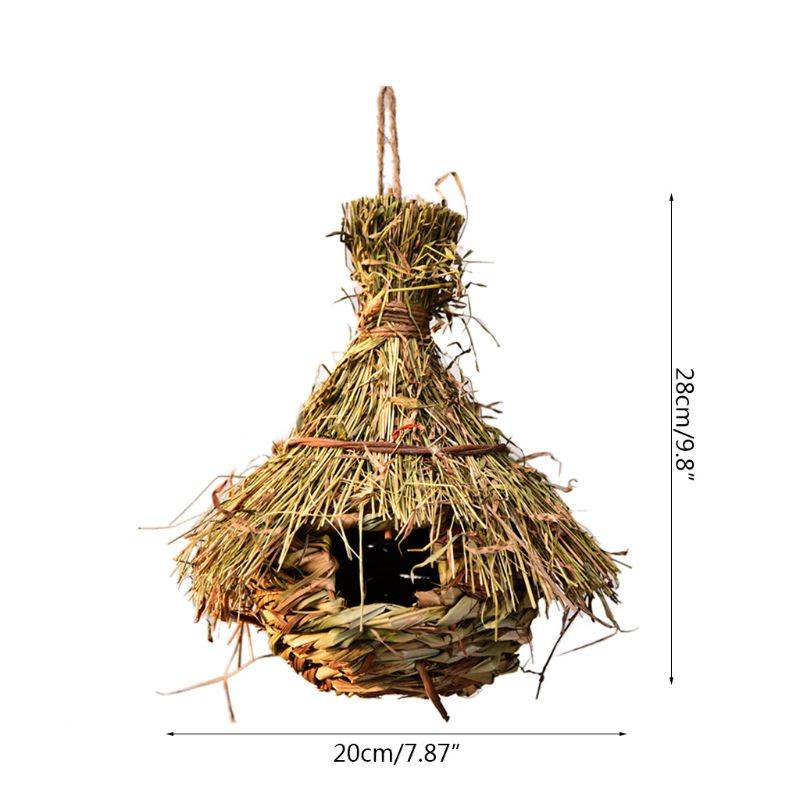 Natural Grass Vine Outdoor Bird House