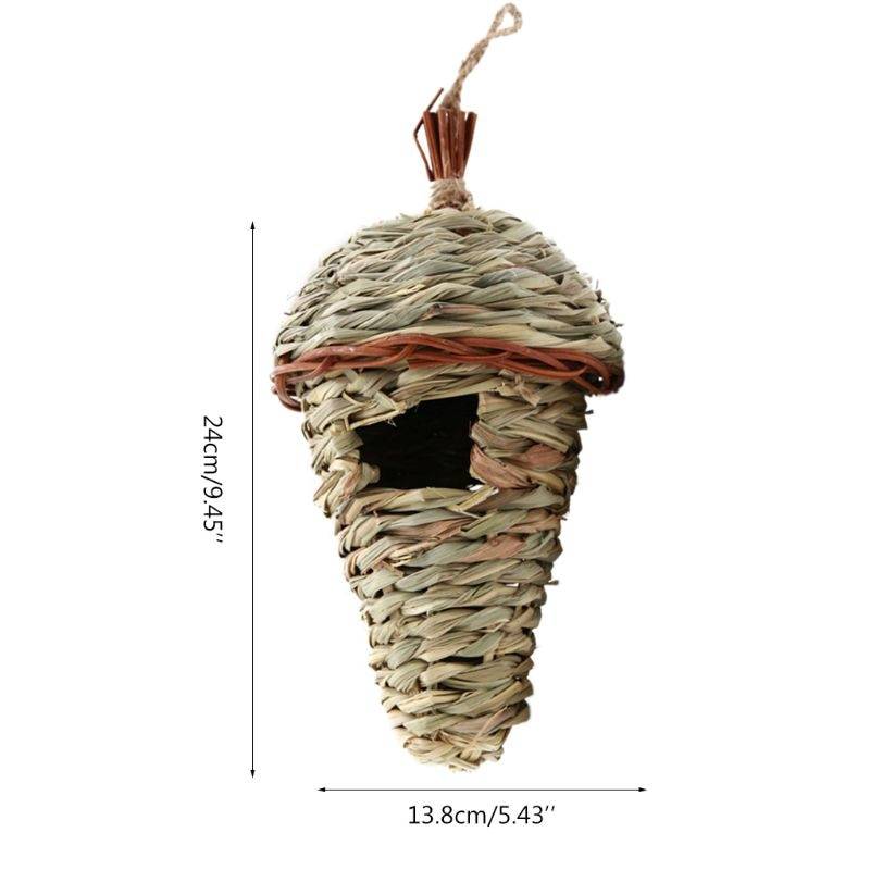 Natural Grass Vine Outdoor Bird House