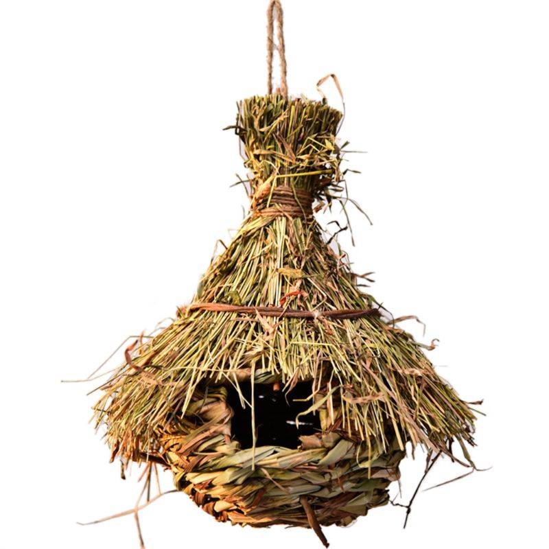 Natural Grass Vine Outdoor Bird House