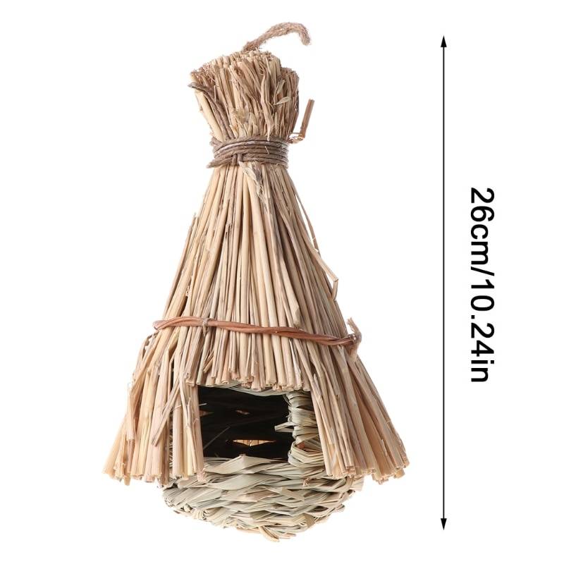 Natural Grass Vine Outdoor Bird House