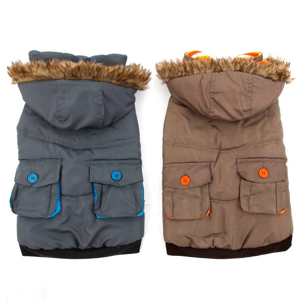 Cotton Washable Jacket for Dogs Cats & Dogs Dog Clothing cb5feb1b7314637725a2e7: Blue|Brown