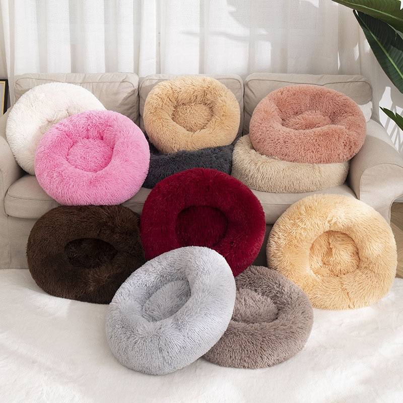 Super Soft Round Bed Cats & Dogs Pet Beds, Mats & Houses cb5feb1b7314637725a2e7: Beige|Black|Blue|Deep Coffee|Deep Gray|Green|Khaki|Light coffee|Light Gray|Pink|Purple|Rainbow|Rose|White|Wine Red