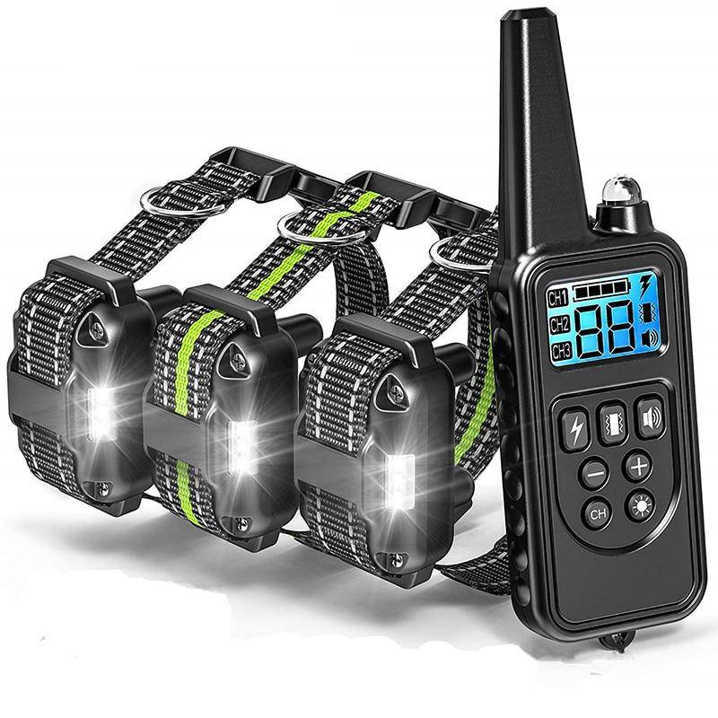 Rechargeable Dog Training Collars Set