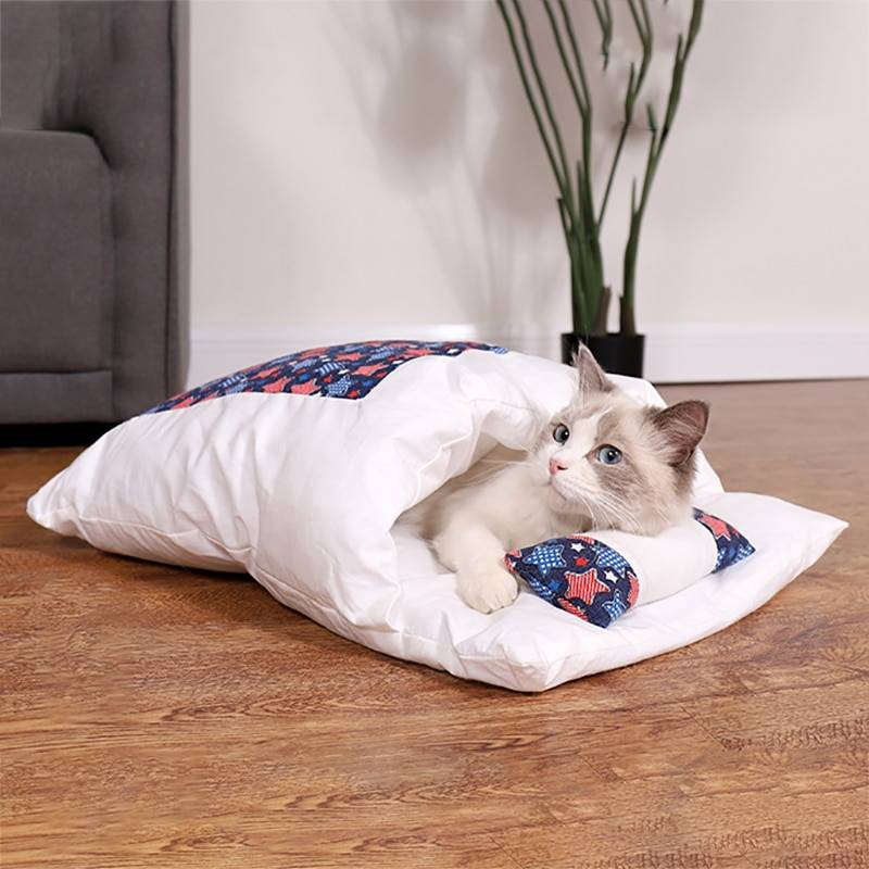 Warm Cat Sleeping Bag with Pillow Cats & Dogs Pet Beds, Mats & Houses a1fa27779242b4902f7ae3: 1|10|11|2|3|4|5|6|7|8|9